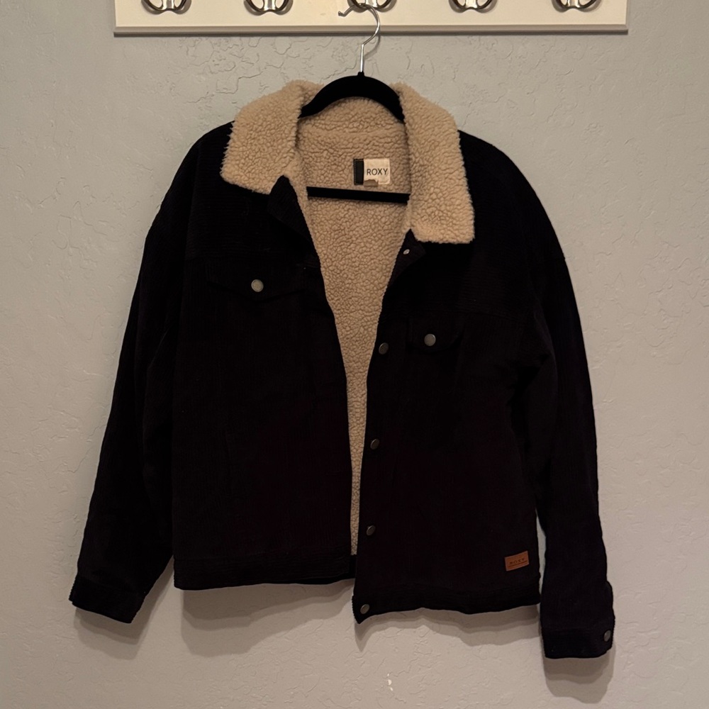 Roxy Cream Sherpa Jacket